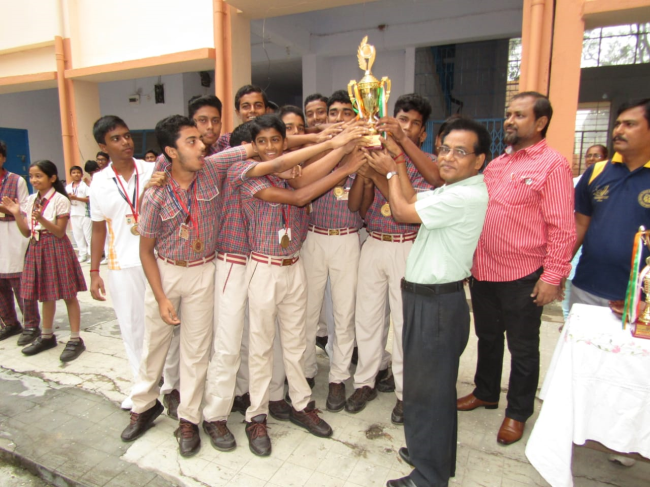 Lifting the trophy of success